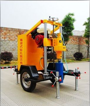 點擊查看詳細信息<br>標(biāo)題：HZ-20型拖掛式13馬力本田電啟動混凝土鉆孔取芯機 閱讀次數(shù)：2447